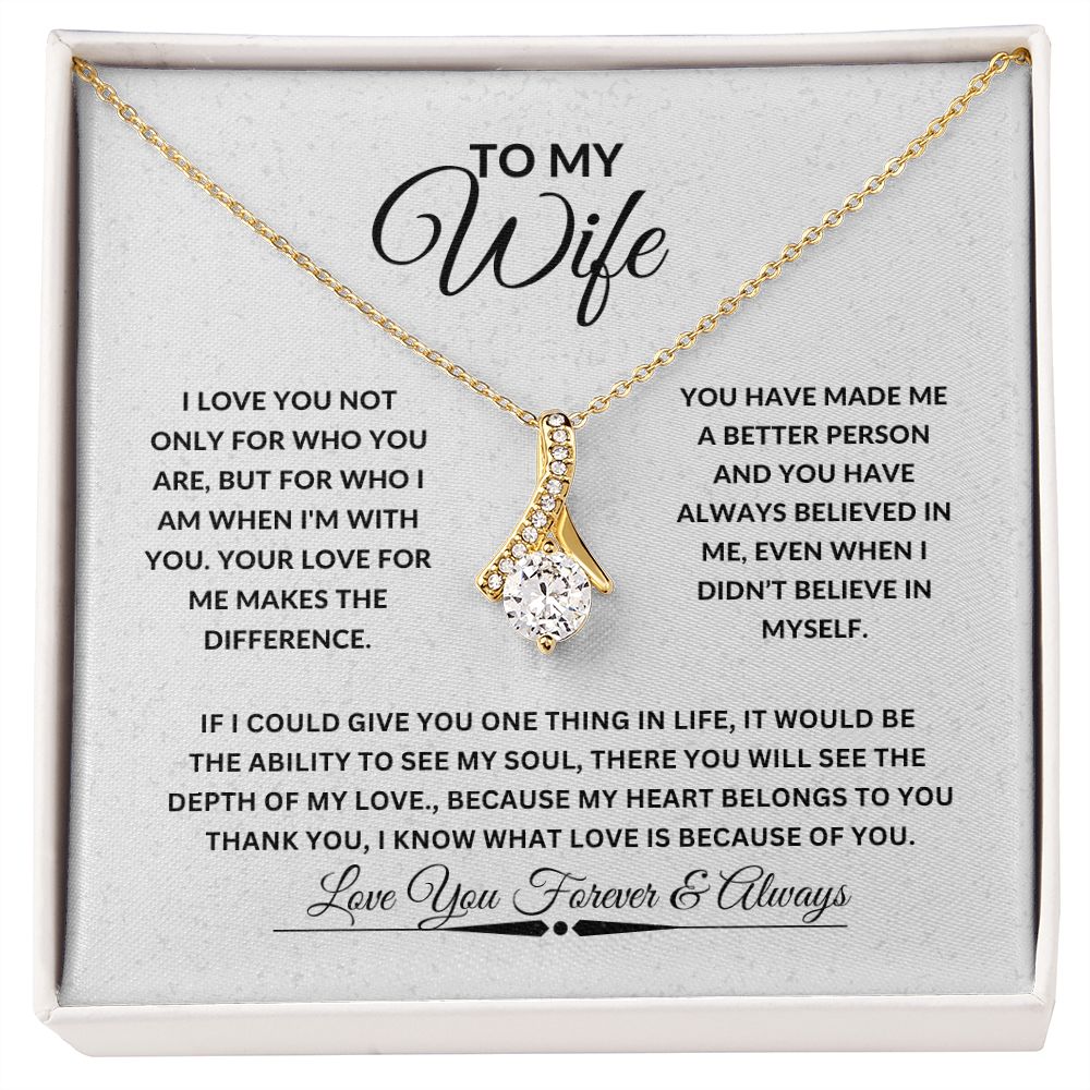 ALLURING BEAUTY NECKLACE | TO MY WIFE