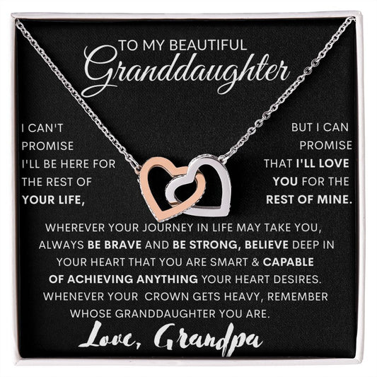 Interlocking Hearts for Granddaughter