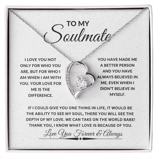 TO MY SOULMATE| FOREVER LOVE NECKLACE