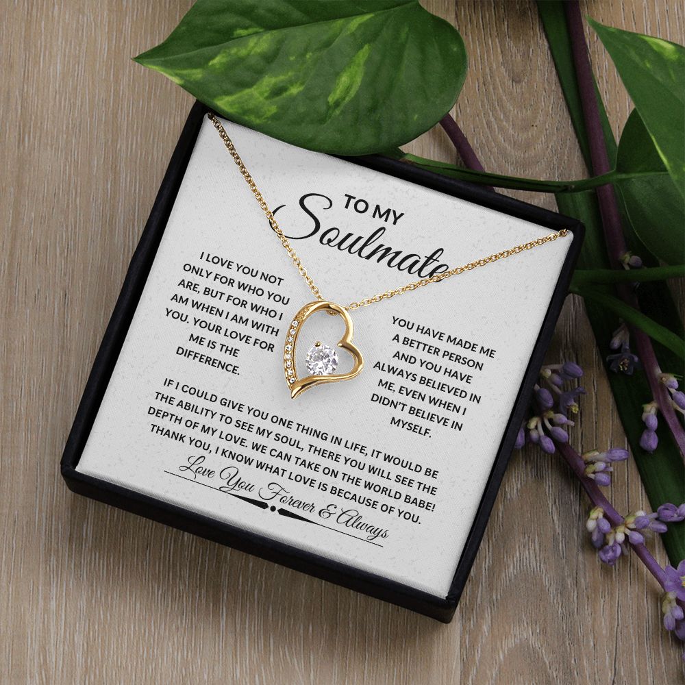 TO MY SOULMATE| FOREVER LOVE NECKLACE